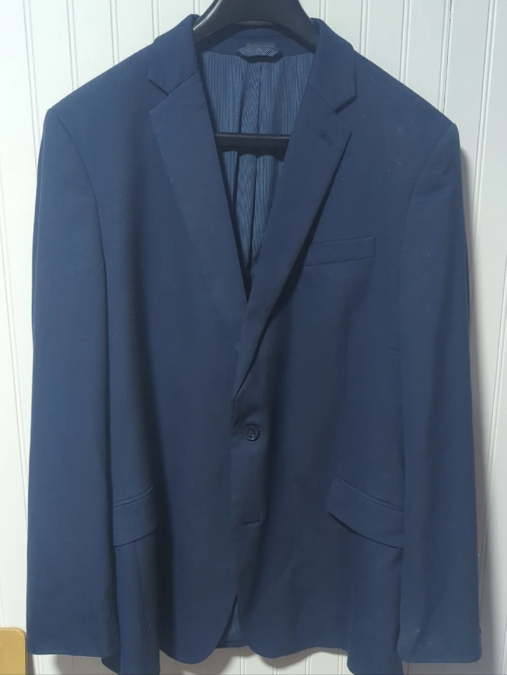 Madison Men's Dark Blue Single-Breasted Blazer - Picture 1 of 6